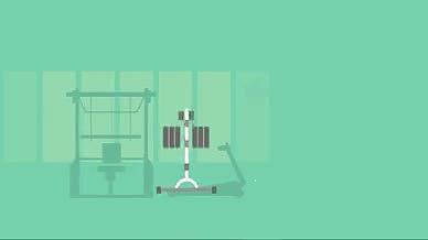 健身实验室场景MG图形动画AE模板视频的预览图